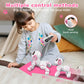 Fuuy Robot Dog Toy For Kids, Easy Programmable Remote Control Dog Robot With Head Touch Sensing & Music Function, Imitates Anima
