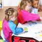 6Pcs Kids Art Smocks Toddler Smocks Waterproof Smocks For Kids Painting Colorful Children Aprons Artist Painting Smocks Long Sle