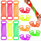 12 Pack Stretchy Strings Fidget Toys, Stretchy Fidget Sensory Toys Stress Relief Anxiety Calming Toys For Autistic Kids Boys Adults Classroom Prize Treasure Box Birthday Christmas Party Favors Gifts