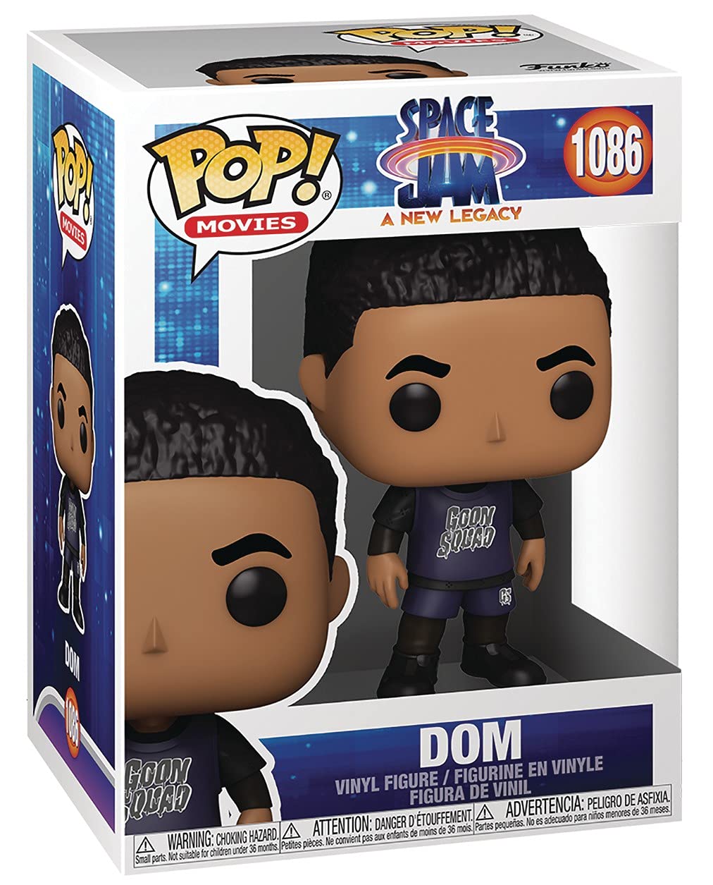Funko Pop! Movies: Space Jam, A New Legacy - Dom In Goon Squad Shirt Vinyl Figure (Includes Compatible Pop Box Protector Case)