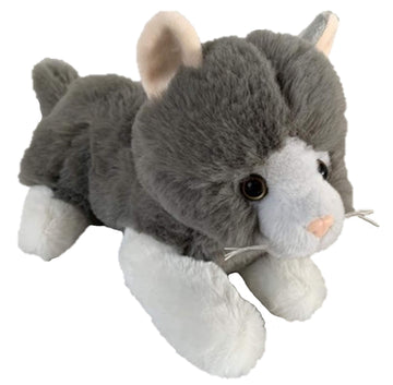 Plushies Dogs And Cats 11' Plush Animal Toys (Grey Cat)