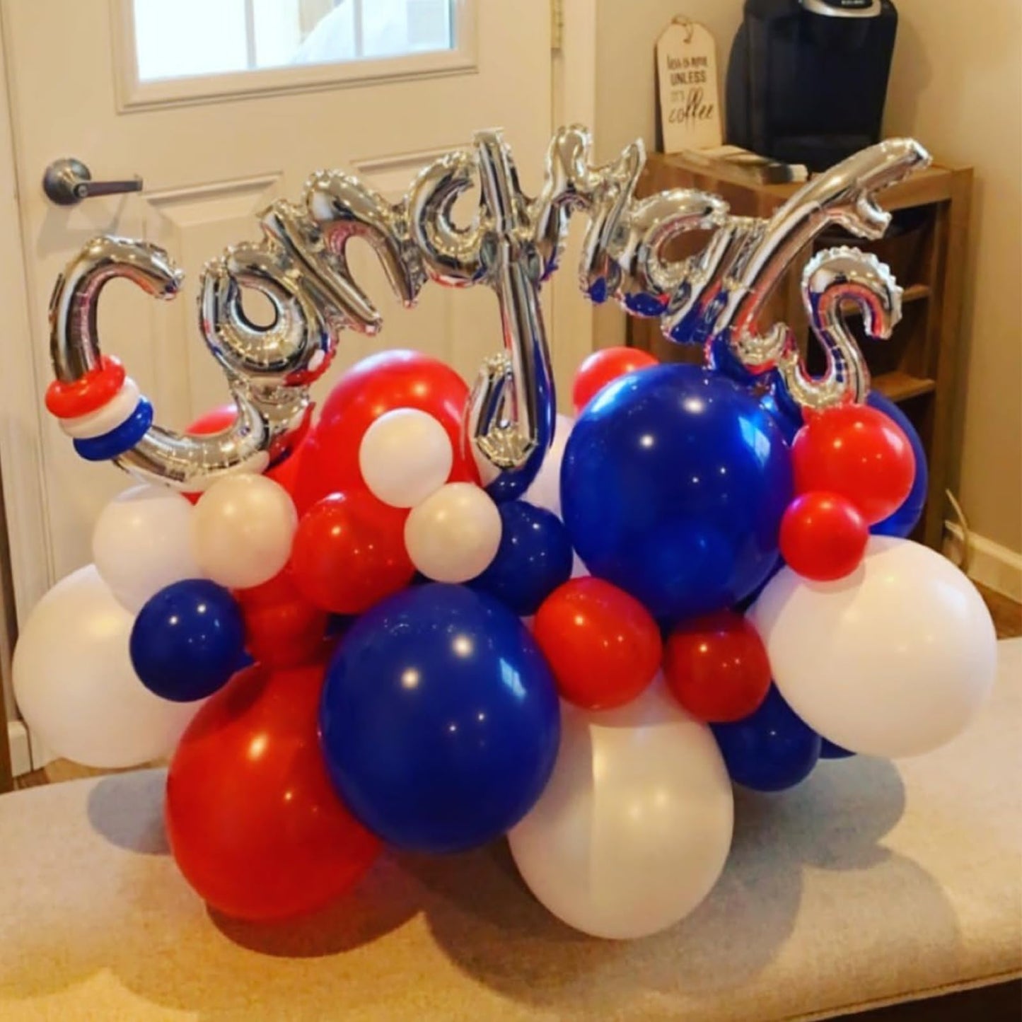 Red White And Blue Balloons, 67Pcs 12 Inch Red White And Royal Blue Balloons 4Th Of July Patriotic Balloons For Independence Day
