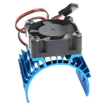 Sharegoo Alloy Heat Sink Heatsink With 5V Cooling Fan For 1/10 Car 540 550 3650 Size Brushless Engine Motor Rc Car Truck Buggy C