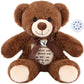 Silipull 12 In Bear Stuffed Animals With Voice Recorder Set 30 Seconds Voice Sound Recorder Module Soft Plush Remembrance Bear W