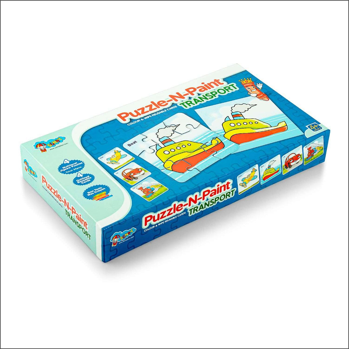 Puzzle Squad Jigsaw Puzzle Transport Theme for Kids 3+ Years | 36 Pcs | Toys for Kids for Early Learning, Entertainment & Skills