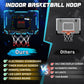 Basketball Hoop Indoor With Electronic Scoreboard & Timer, Led Light Mini Basketball Hoop For Kids, Over The Door Basketball Hoo