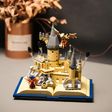 Castle Book Building Set Compatible With Lego For Adults,Medieval Modular House Building Kit For Boys And Girls Christmas,Hallow