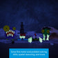 PLUS PLUS Creepy Critter Fun Pack - Halloween 3D Puzzle Set, 160 Glow in The Dark Interlocking Plastic Pieces for Kids