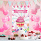 Pin The Cherry On The Cupcake Game For Kids Birthday Pin Game Girls Birthday Party Games Candy Land Party Decorations, Large Candyland Game Poster With 36 Cherry Stickers Candyland Party Favors