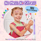 Face Painting Kit for Kids Makeup Set Toys, Washable Marker Girls Make Up Face Body Tattoo Pens, Toddler Toy Makeup Cosmetic for