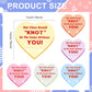 Yinkin 36 Sets Valentine's Day Bracelets with Cards Kids Friendship Bracelets Knot Design Bulk for Girls Boys Classroom Gifts Ac