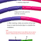 Kids Exercise Hoop Detachable & Size Adjustable Hoola Hoop Professional Hoola Rings For Kids Party Games