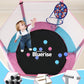 Bluerise 55In Toddler Trampoline For Kids Indoor Play For Kids Basketball Hoop Attachment With Enclosure Net Easy To Assemble Re