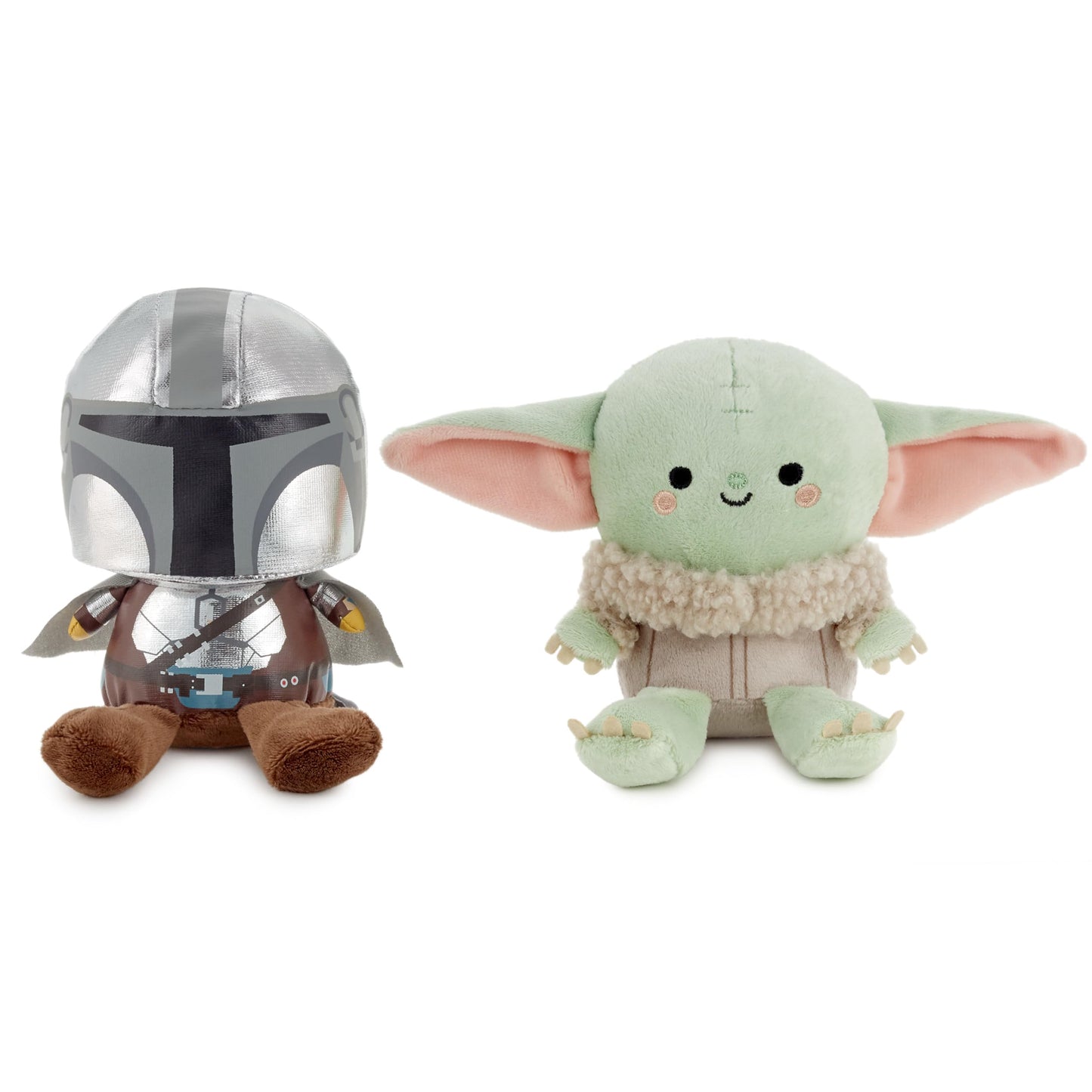 Hallmark Better Together Star Wars The Mandalorian Magnetic Plush Toy (Mando And Grogu) 5' Stuffed Toys, Gifts For Kids And Fans