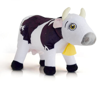La Granja De Zen  N Vaca Lola 14 In. | Musical Stuffed Animal Soft And Huggable | El Reino Infantil