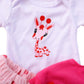 scnbom Reborn Baby Dolls Girl Clothes for 17-22inch Outfits Accesories (Giraffe 5pcs Set)