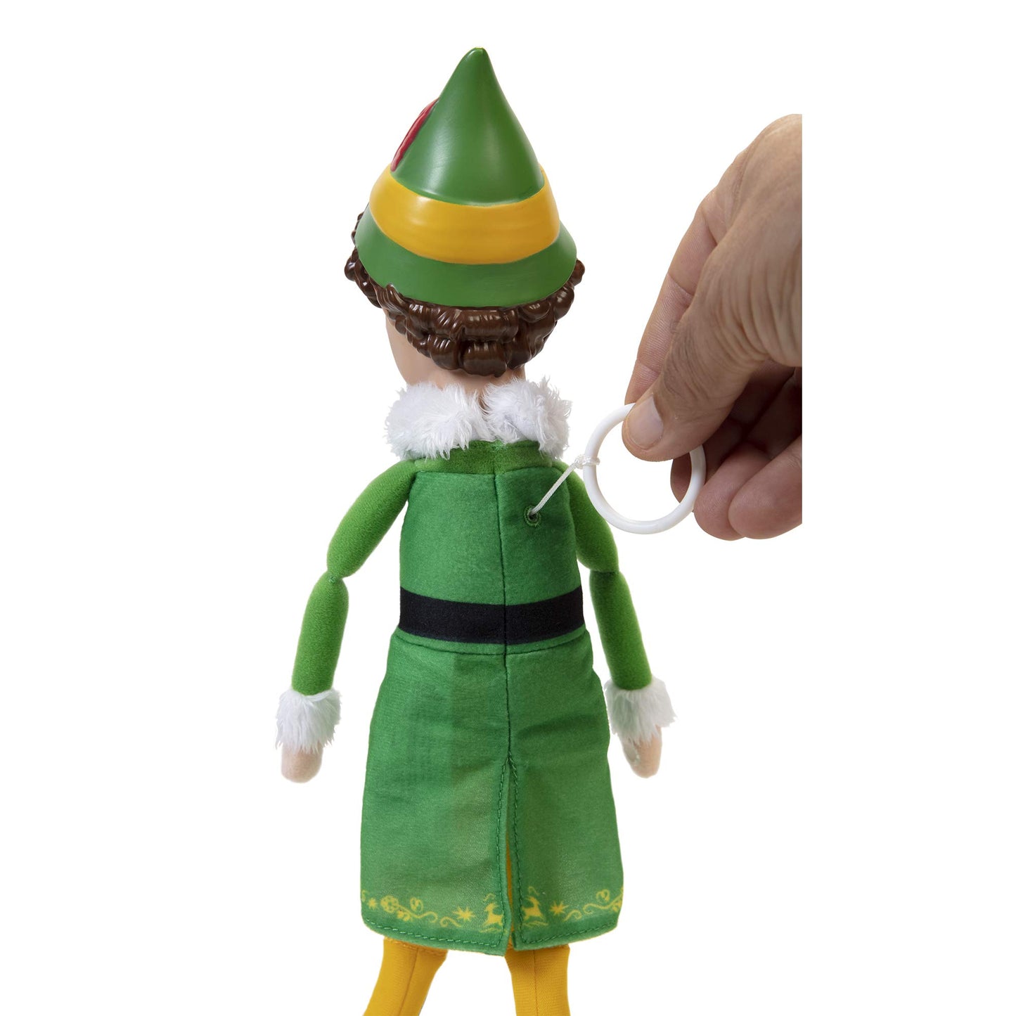 JAKKS Holiday Elf Buddy the Elf Plush Toy, 12-Inch Talking Doll with 15 Phrases, Soft Plush Material, Perfect for Christmas Decor