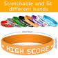 Astaron 32 Pieces Video Game Rubber Wristband Colored Bracelets For Game Theme Party Kids Birthday Party Favors