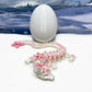 Generic 3D Printed Dragon, 12'' Pink And White Cherry Blossom Dragon , Fidget Adhd Autism Sensory Toy, Executive Desk Toy D016-Dr