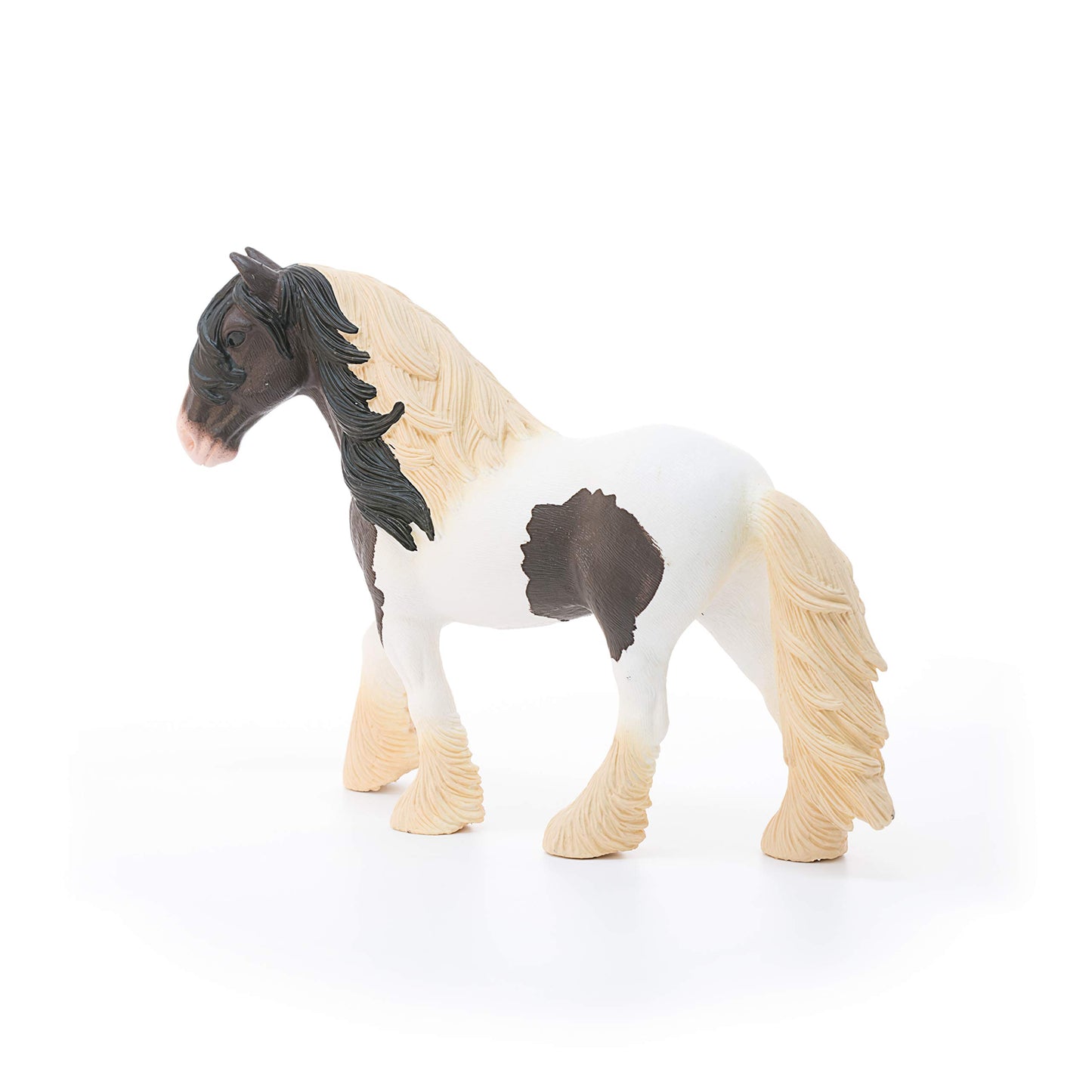 Schleich Farm World Tinker Stallion Horse Figurine - Realistic And Durable Farm Animal Toy Figure With Authentic Details, Fun And Imaginative Play For Boys And Girls, Gift For Kids Ages 3+