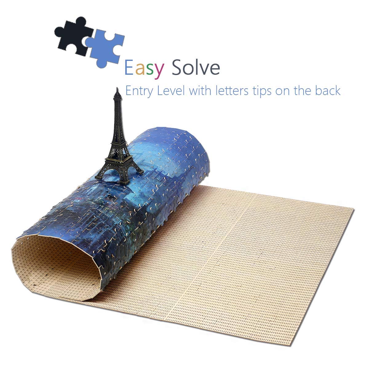 InGooooD- Tranquil Series- Castle in The Night- Basswood Jigsaw Puzzles 1000 Pieces for mature-themed