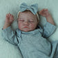 SCOM 18 Realistic Reborn Baby Doll - Lifelike Anatomically Correct Vinyl Baby Girl for Kids Age 3+, Perfect Gift in Levi Color
