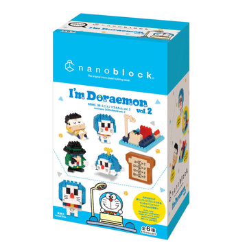 Nanoblock - Doraemon - Doraemon Vol. 2 (Blind Box Complete Set), Mininano Series Building Kit