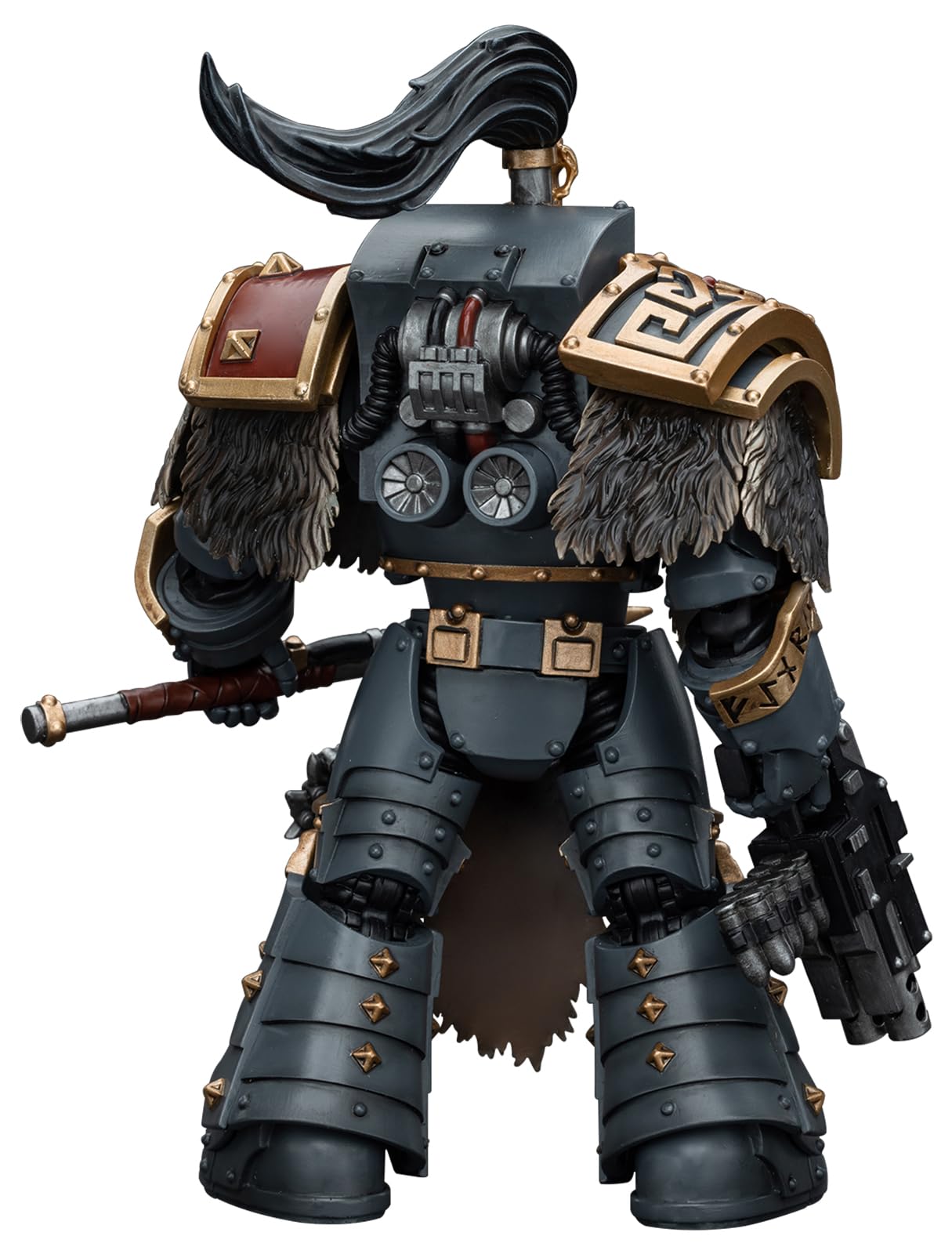 Joytoy Warhammer 40K 1/18 Action Figures, Space Wolves Varagyr Wolf Guard Squad Varagyr Terminator3 Perfect For Collectors & Dec