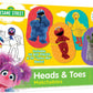 MasterPieces Sesame Street Heads & Toes Matching Game - Fun Educational Play - Model 12201 - Team Color