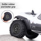 Hobbypark 1.0 Beadlock Wheels And Tires Metal Micro Crawler Tires W/Wheel Spacers Offset For 1/24 Rc Crawler Car Axial Scx24 Axi