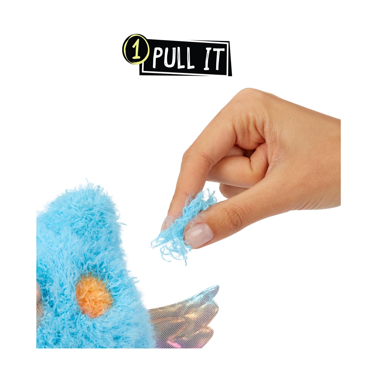 Fluffie Stuffiez Pegasus Small Collectible Feature Plush, Surprise Reveal Unboxing With Huggable Asmr Fidget Diy Fur Pulling, Ul