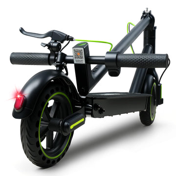 ChangBu Electric Scooter,19 Mph Top Speed,15 Miles Range,8.5   Solid Tires, 350W Motor,Rear Suspension,Dual Brake,Foldable E-Sco