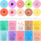 Premium Scented Butter Slime,10 Pack Slime,With Peach Charm,Watermelons,Apples And More Charms,10 Fun Slime Add Ins,Pre-Made Sli