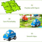 Temi 48 Pieces Puzzle Race Tracks Car Set Toys For Kids Ages 3-5 - Toddler Toys Gifts For 3 4 5 Year Old Boys, Puzzle Tracks Car Toys For Boys Ages 3-5 4-6, 3 4 5 6 Year Old Boys Birthday Gifts