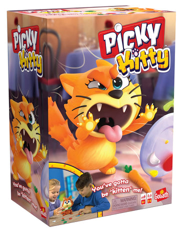 Picky Kitty - The Feed The Kitty His Veggies Before He Flips His Plate Game By Goliath