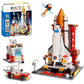 Tiudtoy Space Ship Exploration Rocket And Launcher Building Blocks Set Toys Steam Aerospace Kit Model Gift For Birthday, Childre