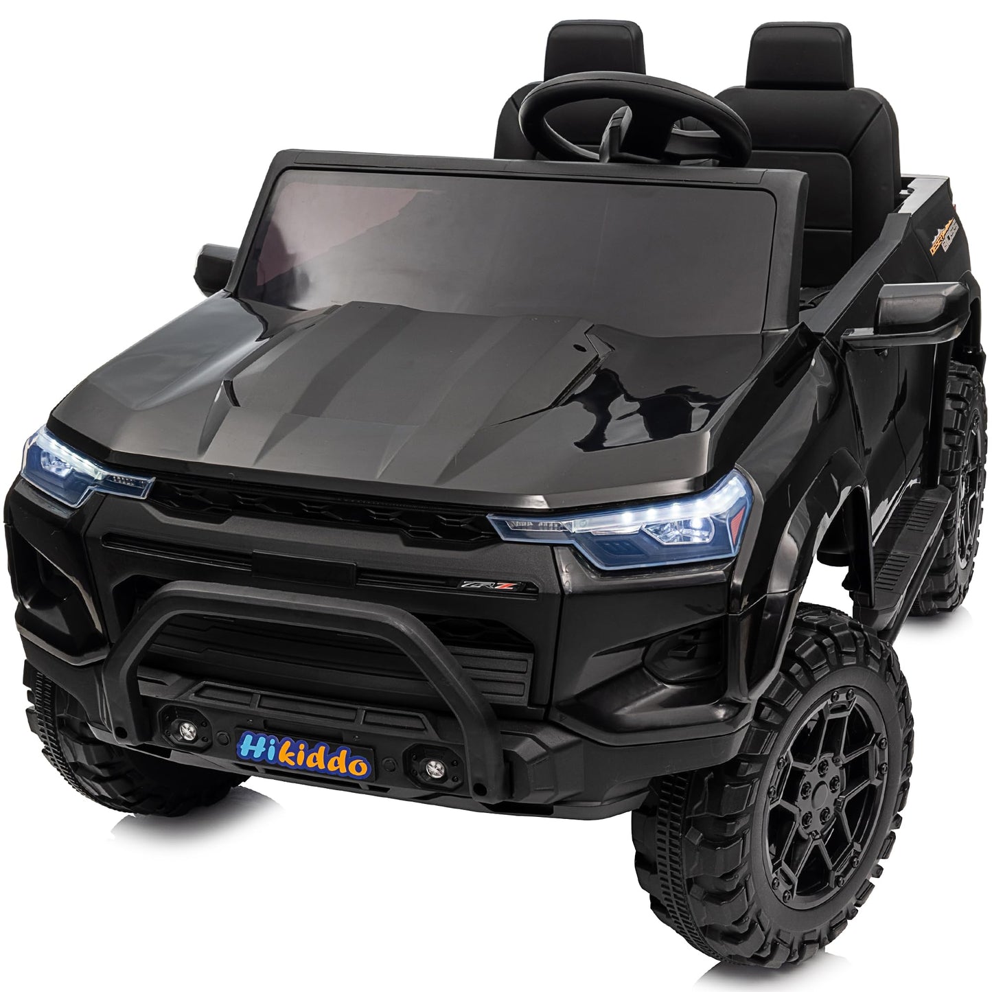Hikiddo 24V 10Ah Ride On Toy For Big Kids, 4Wd 2 Seater Electric Suv Kids Car To Drive W/Remote Control, 4X200W Motors - Black