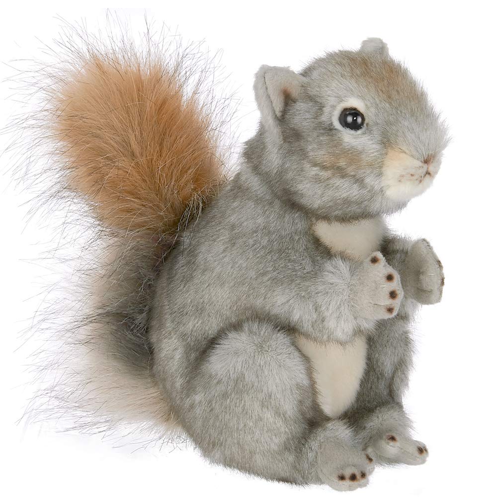 Bearington Peanut Plush Squirrel Stuffed Animal, 8.5", Soft Plush Material, Model 241522, Adorable Gift for Kids