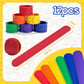 LovesTown 12PCS Slap Bracelets Bulk, Colorful Snap Bracelets Silicone Slap Bracelets for DIY Goodie Bag Fillers School Classroom