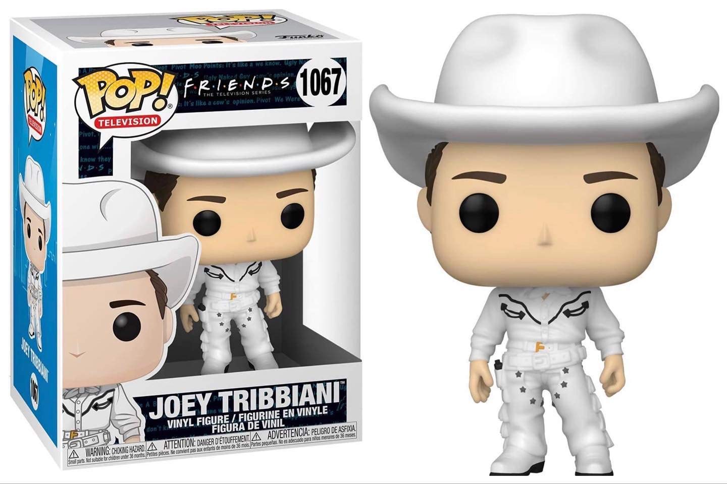 Funko Pop! Tv: Friends - Cowboy Joey Tribbiani Vinyl Figure (Bundled With Compatible Box Protector Case) Multicolored 3.75 Inche