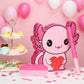 Seenelling Axolotl Piñata - Valentine's Day Fiesta Party Decor, Model QAR-Seenelling-3439, Fun Photo Prop, Perfect for Birthdays
