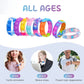 90Pcs Pop Bracelet, Party Favors For Kid, Pop Wrist Strap Fidget Toys Pack ,Fidget Toys For Girils Boys, As Gifts For Easter Chr