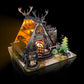 Model Kit mature-themed Miniature House Kit  Doll Houses Book Nook DIY Kit with Furniture and USB -LED Light  Bookshelf Miniature Scenes  Dollhouse Kits for mature-themeds  Children (Hunting-Cabin)