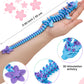 zhancydeal 3D Printed Cherry Blossom Crystal Dragons (Purple Blue)