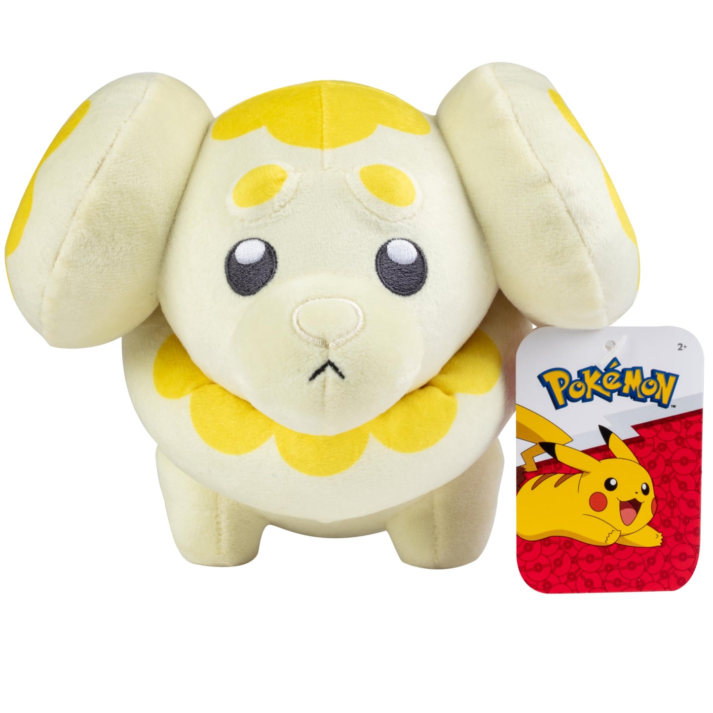 Pokémon Fidough Plush - 8" Soft Fairy Dog Toy - Officially Licensed - Model PKW4202 - Perfect Holiday Gift for Kids