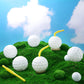 Golf Ball Cups with Lid and Straw 14 oz Golf Party Decorations Plastic Golf Party Favors Shaped Golf Decorations for Party Golf