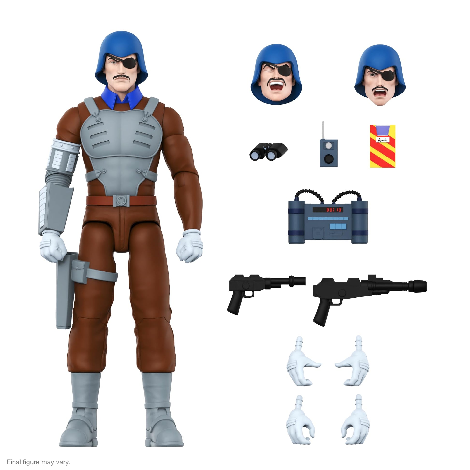 Super7 Ultimates! G.I. Joe Major Bludd - 7' G.I. Joe Action Figure With Accessories Classic Cartoon Collectibles And Retro Toys