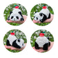 Coplanaire Flower Panda Mini Building Blocks, 983 Pcs Micro Animal Building Toy Bricks For Girls Boys And Adults