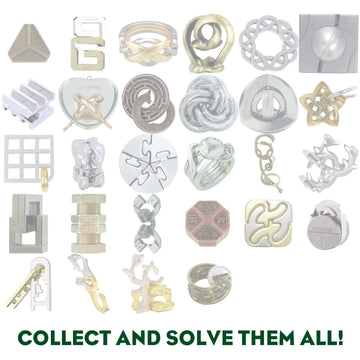 Bepuzzled |Galaxy Hanayama Metal Brainteaser Puzzle Mensa Rated Level 3, For Ages 12 And Up