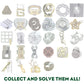 Bepuzzled |Box Hanayama Metal Brainteaser Puzzle Mensa Rated Level 2, For Ages 12 And Up